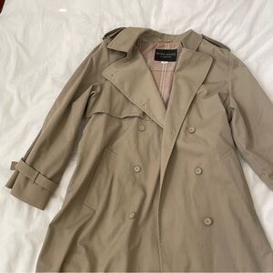 London Fog Vintage 90s Khaki Trench Coat / Duster Jacket (Tempo Europa)